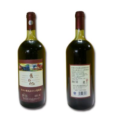 长白山精选全汁山葡萄酒1.48L